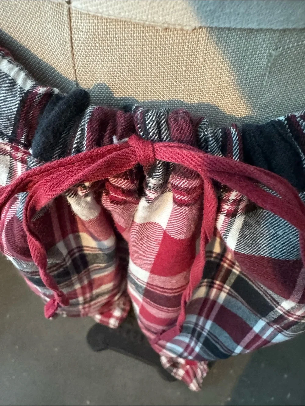 Life Is Good soft plaid